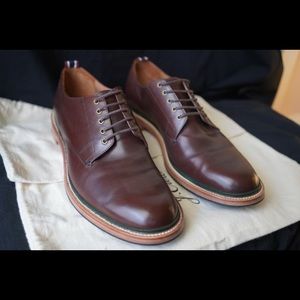 J. Crew Oar Stripe Italian Leather Derbys. Size US 12 Medium.